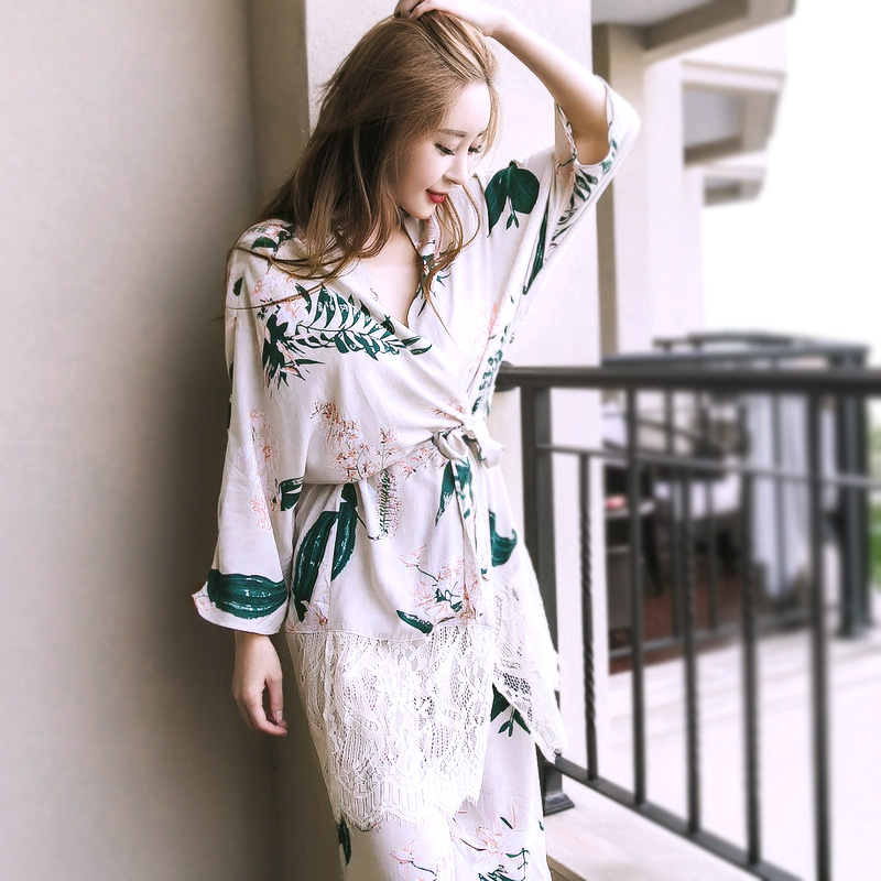 Pyjama pour femme à manches longues - Ref 2993975 Image 1