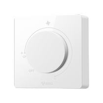 Bull ceiling fan speed regulator surface-mounted 86 type infinitely variable speed 220v high-power old-fashioned electric fan controller switch