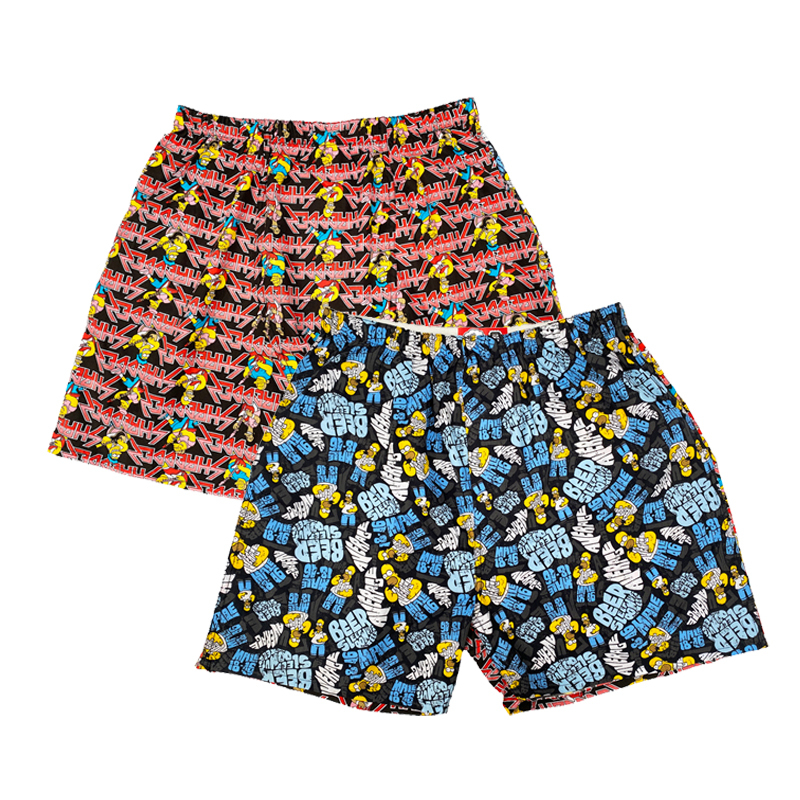Simpson Rock Band Pure Cotton Summer Unisex Sleep Pants Home Pants Boxer Shorts Loose Underwear Arrow Pants