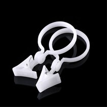 Curtain Opening Clips Hook Plastic Ring Clips Curtain Ring Accessories Curtain Clips Hooks Buttoned Bath Curtain