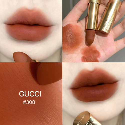Gucci, матовая питательная помада