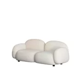 Ткань, кремовый диван для гостиной для отдыха для двоих, простой и элегантный дизайн, популярно в интернете, для салонов красоты