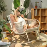Качалка для отдыха для домашнего использования для спальни, диван, сетка для волос, простой и элегантный дизайн, популярно в интернете