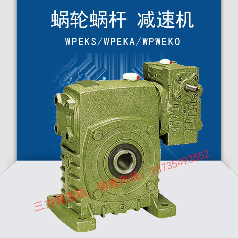 Reducer worm gear WORM ROD VERTICAL REDUCER WPEKS WPEKA WPWEKO Deceleration Box Transmission Variable-speed Gear