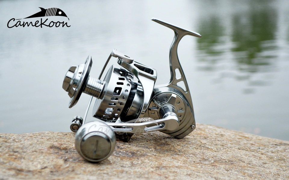 CAMEKOON WT7000 All Aluminum Saltwater Spinning Fishing Reel Max Drag