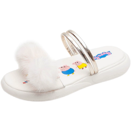 Тапочки, летняя обувь, милые нескользящие сандалии для принцессы, подходит для подростков