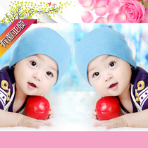 Beautiful baby poster dragon and twin photo picture prenatal education poster early education pregnancy preparation wall bb sticker doll baby pictorial