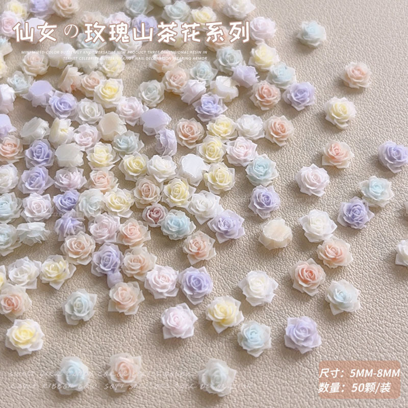 New Soft-Carved Camellia Nail Art Decorations, Three-Dimensional Pink, White, Blue, and Purple Rose Flower Nail Stickers, Diamond Accessories, Hot-Selling Items New Soft-Carved Camellia Nail Art Decorations, Three-Dimensional Pink, White, Blue, and Purple Rose Flower Nail Stickers, Diamond Accessories, Hot-Selling Items