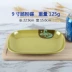Đĩa thương mại gia đình đĩa cơm melamine bộ đồ ăn mơ xanh melamine món ăn giả sứ món ăn xúc xích bột món ăn đĩa vuông dài khay inox đựng thức ăn Đồ ăn tối