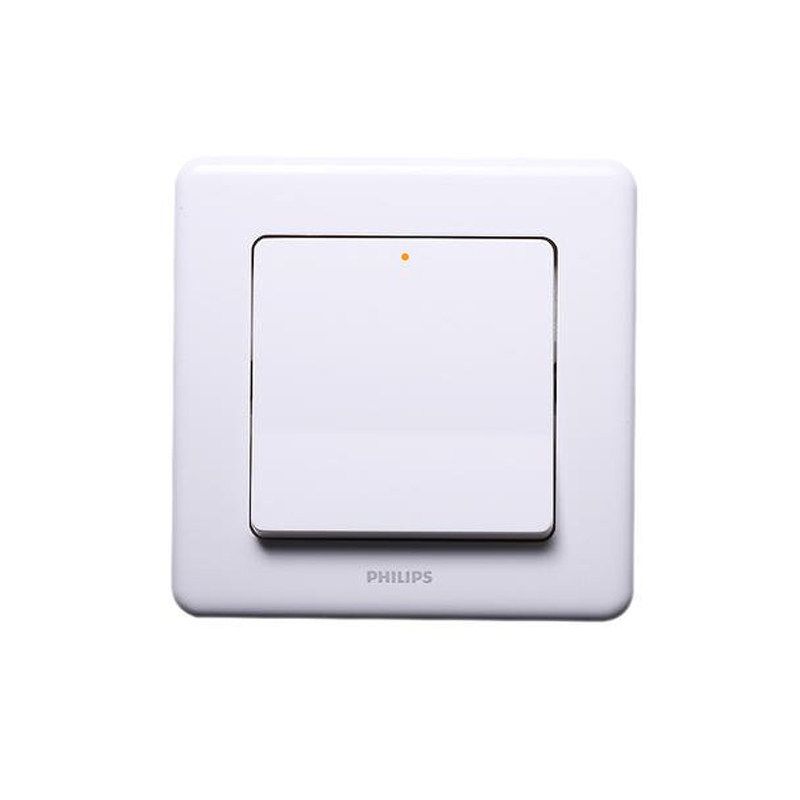 Philips switch socket panel Orewhite wall power socket panel One single control switch