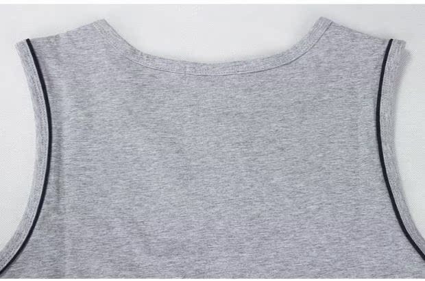 Đầm cotton thoải mái cho nam vest mùa hè vừa vặn thấm mồ hôi từ áo thun thanh niên trẻ trung không tay ao ba lo