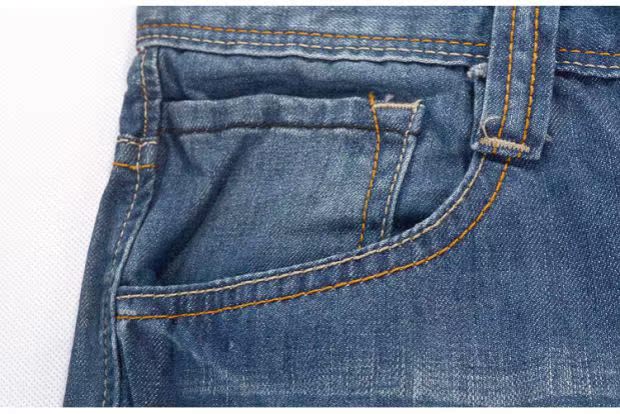 Taipa cotton denim quần mỏng phần nam trẻ trung thoải mái quần denim thẳng năm đặc biệt tập 7K720 thời trang nam cao cấp