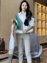 Port Wind Retro Superior Design Splicing Collision Color Fashion Shirt Summer Casual Loose Loose 100 Hitch Lean Trend