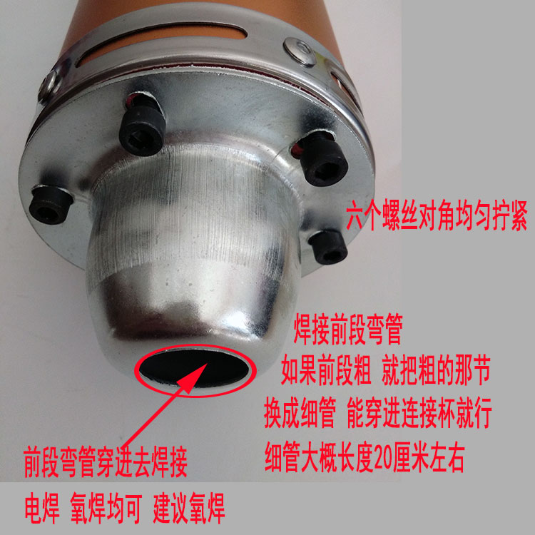 Xe máy sửa đổi ống xả bằng thép không gỉ chiên đường phố thể thao âm thanh xe hơi 100/125/150/200 giảm áp trở lại - Ống xả xe máy ống pô xe máy