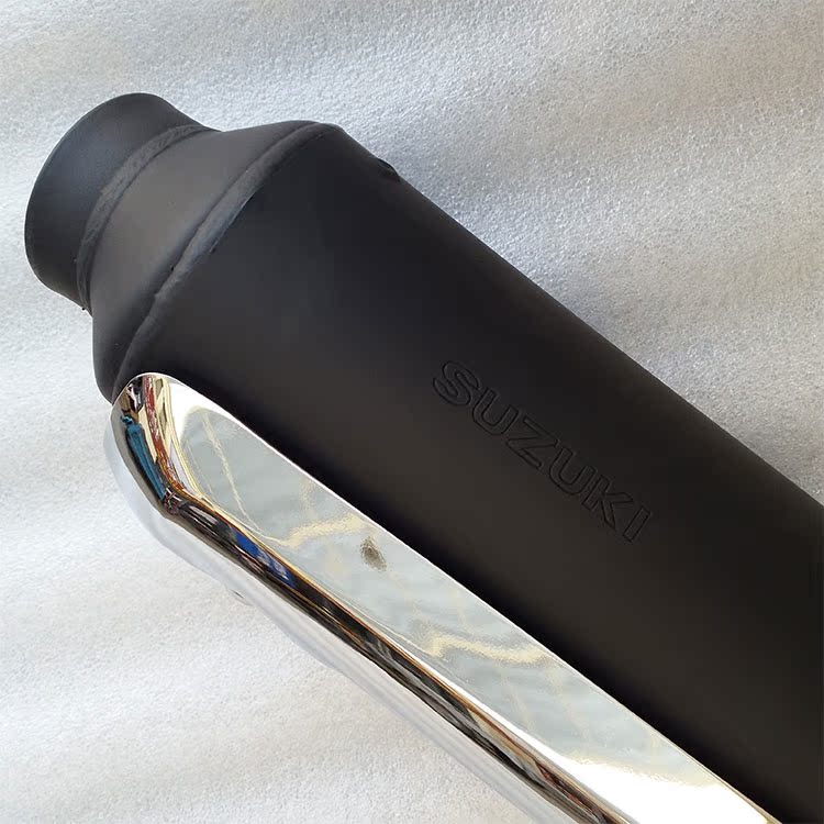 Tế nam Qingqi Suzuki Sài Chí QS110 ống xả SUZUK xe máy muffler silencer ống khói