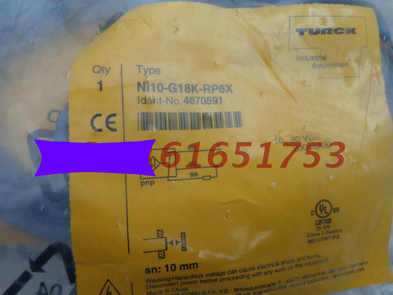 Turk (TURCK) is close to the switch Ni10-G18K-RP6X
