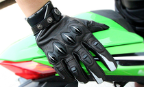 LAFIRE pedal street car Kawasaki green motorcycle sheepskin gloves touch screen Knight locomotive gloves men and women