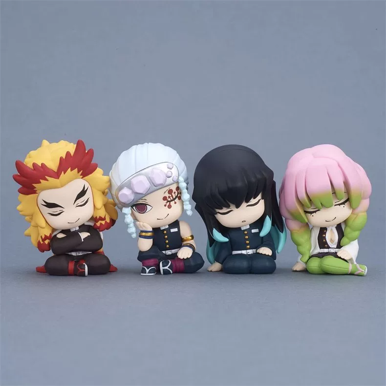 Серия Eat well Demon Slayer: Kimetsu no Yaiba Иносукэ Эндзиро Танджиро Зеницу Канрои еда игрушка украшение фигурка
