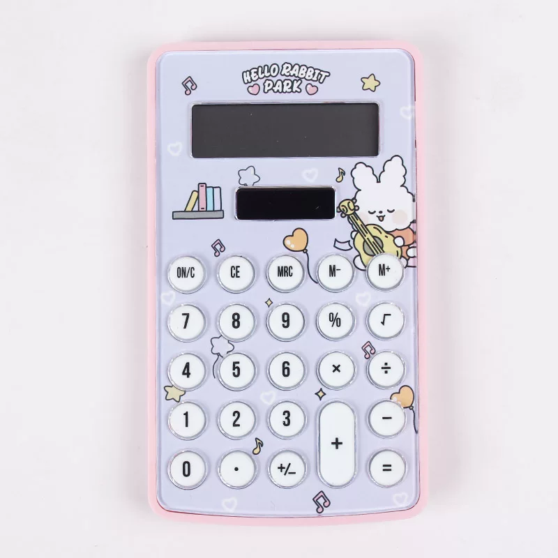 Бесплатная доставка Tokidoki Единороги Мило калькулятор для начальной и средней школы портативный тест 8 солнечных компьютеров