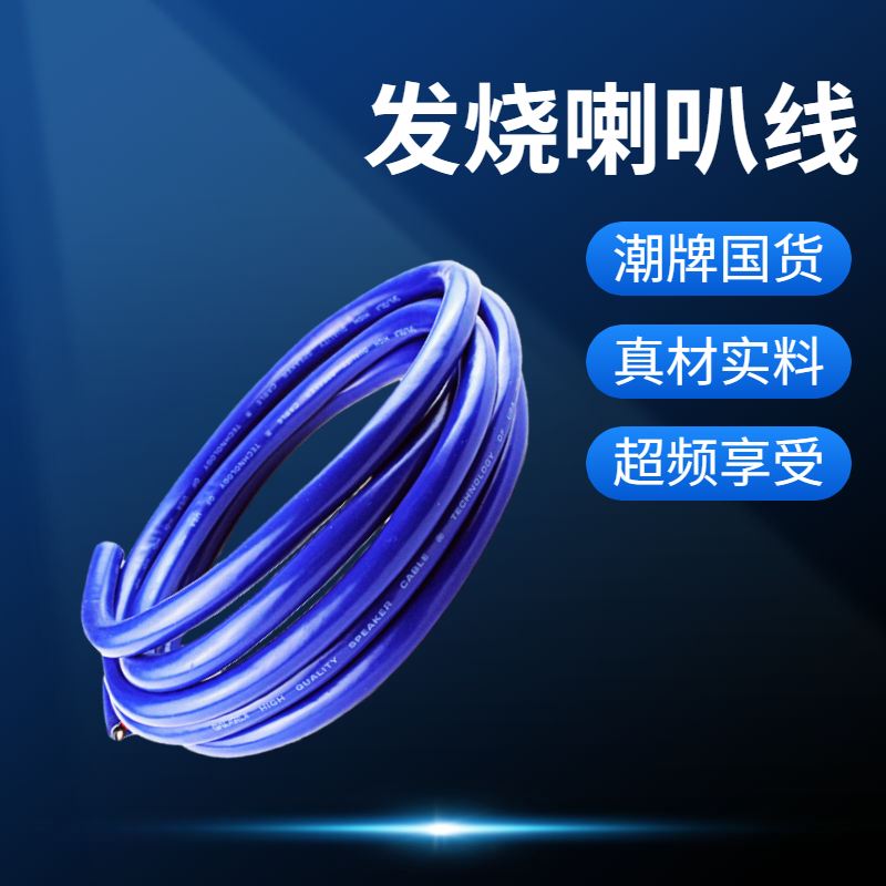 Hua Minhua True 2X6 square 1500 core 4N oxygen - free copper - free HI - FI speaker sound frequency fever wire