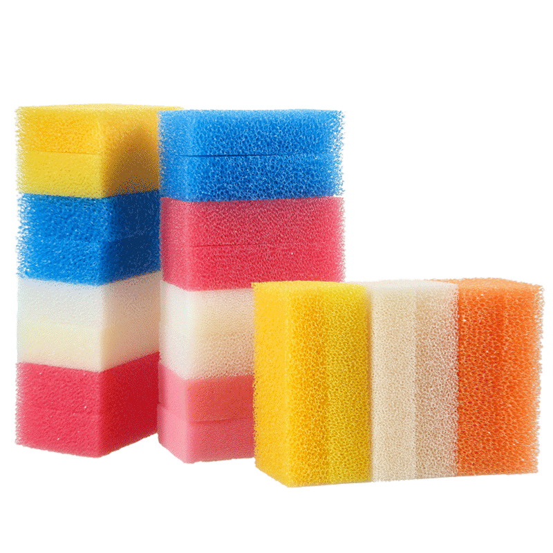 Not easy to stick with oil Imitation Silk Melon Dishwashing Sponge Wipe Dishes Brush Pan Sponge Silk Melon Sponge Baggy Cloth