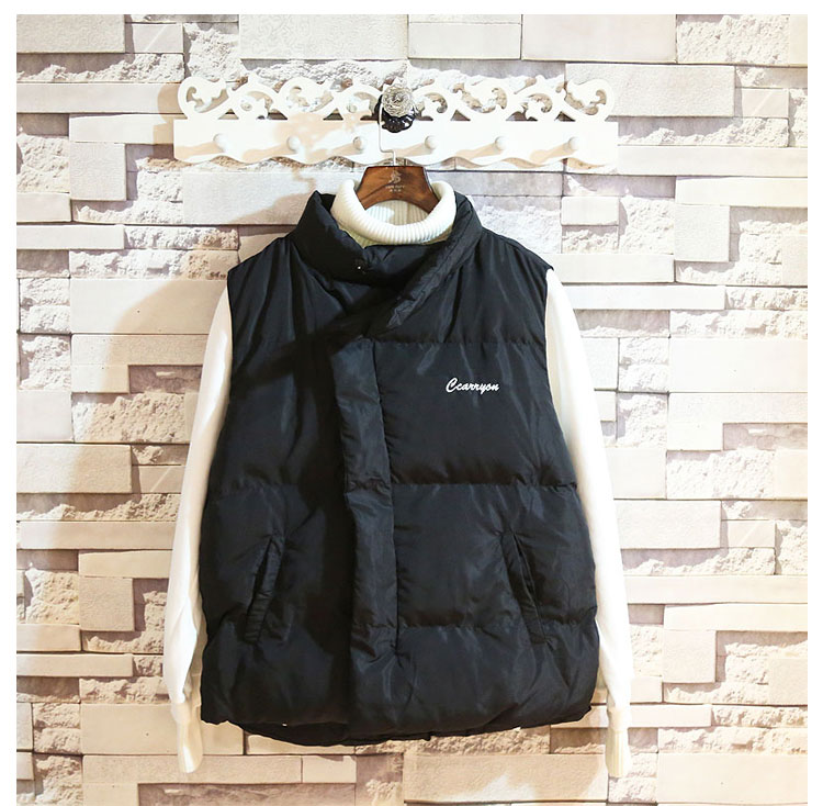 Áo vest nam mùa đông cotton giản dị áo vest thời trang Hàn Quốc xu hướng áo cotton không tay cotton sơ mi nam