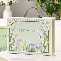 Empty gift box birthday gift packaging box lily of the valley wedding candy box wedding accompaniment gift box Chinese Valentines Day gift box