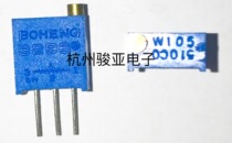 3296W-105 1M top tune multi-circle precision adjustable resistance potentiometer glass glazed potentiometer