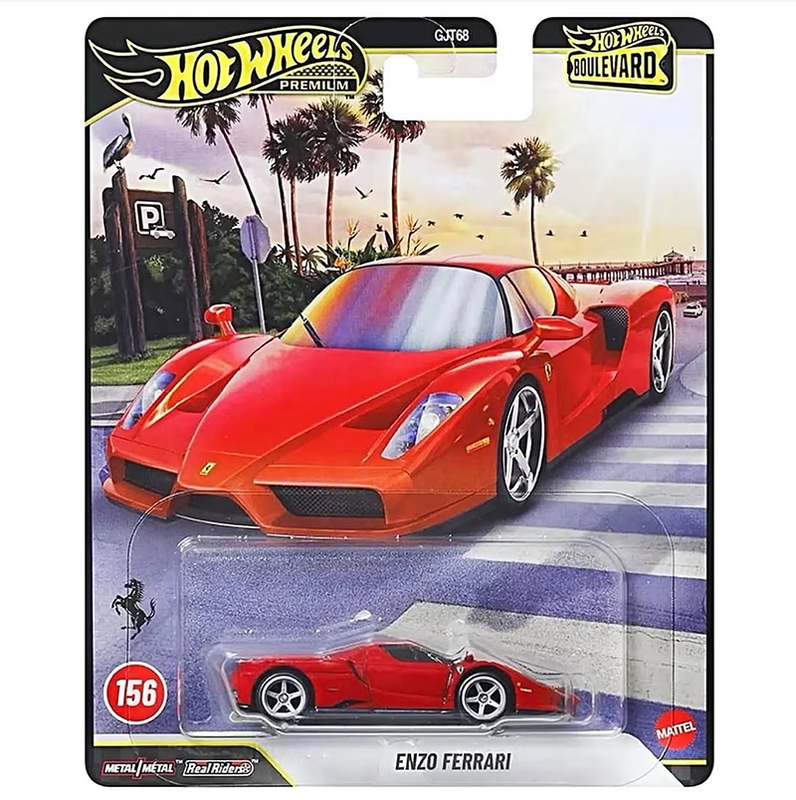 Hot Wheels Gold Label Ferrari F1 Racing Car Pop Culture 32 Air Road Fpy86 Rubber Tire Fast and Furious Car Model