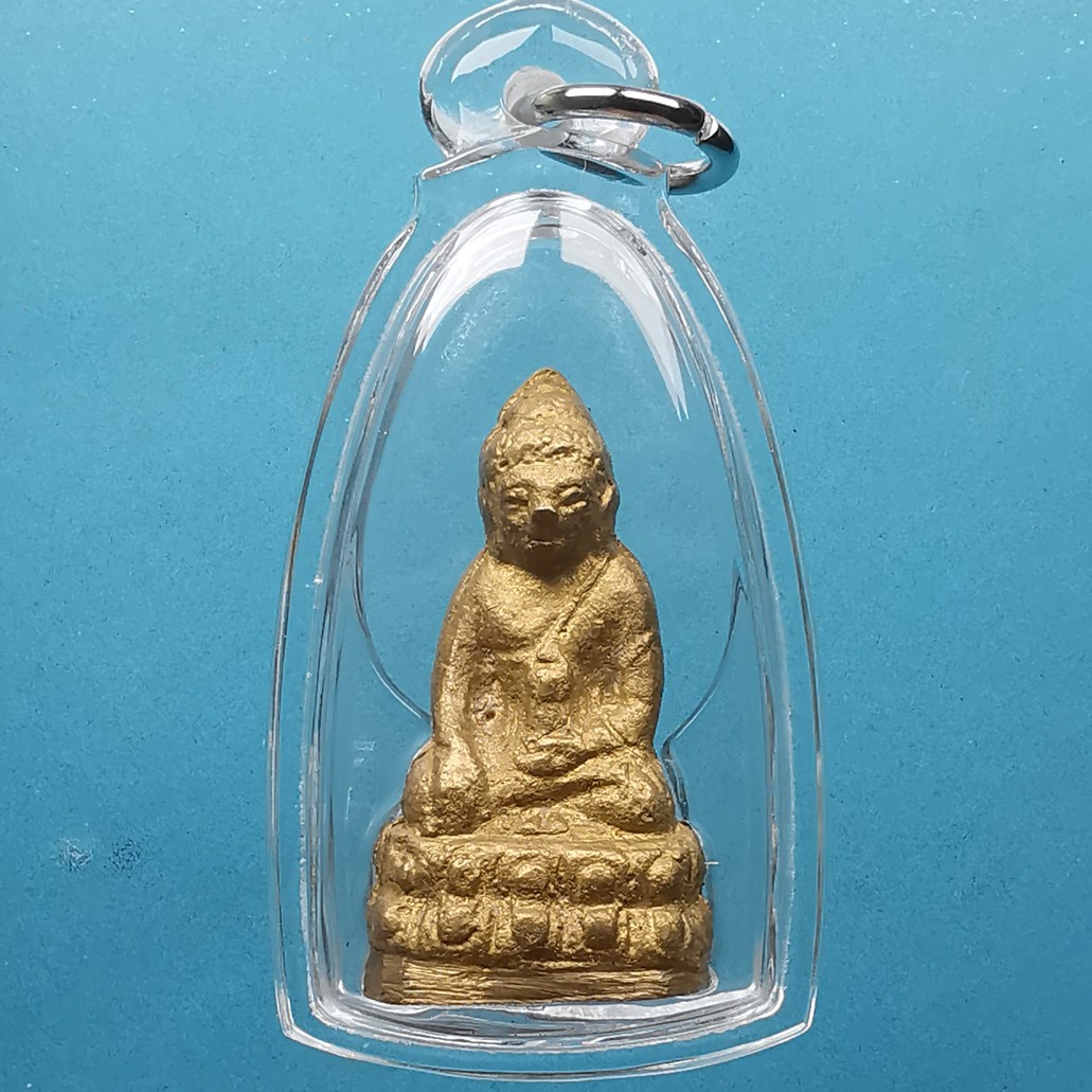 Thai Buddha Truffle Real Pint Wasu Tower Buddha Calendar 2538 Nine Top Pharmacist Buddha Brass Bag Waterproof Shell Thai Shipping