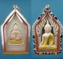 Thai Buddha brand authentic Longpo pun 100 days Kun Ping real silver texture package Silver