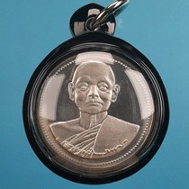 Thai Buddha brand genuine Longpopei Buddhist calendar 2537 exquisite real silver itself with waterproof shell Thailand delivery