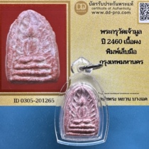 Thai Buddha Amulet Authentic Wa Zhaomu Out of the Pagoda Buddhist Calendar 2460 Nail Buddha Amulet DD Card Waterproof Case Shipped from Thailand