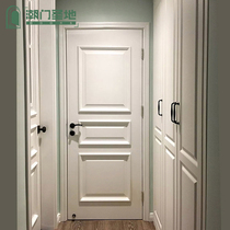 Tide door Holy Land Interior wooden door Modern minimalist style Solid wood door Bedroom door Custom suit door Study door White