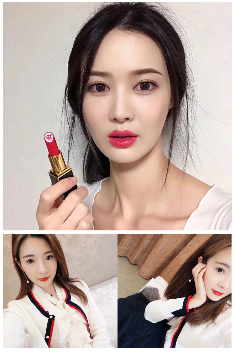 TOM FORD / Tom Ford TF son môi màu đen 15 16 80 ống trắng 07 thỏi son 08 quà tặng đóng hộp - Son môi black rouge a27