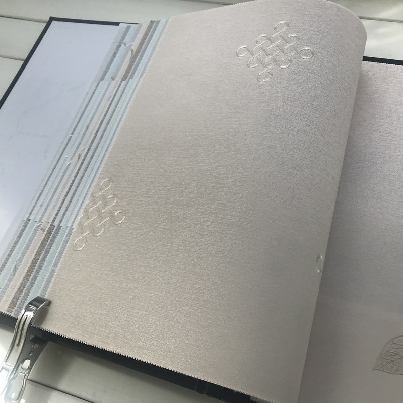 Wall covering seamless whole house new Chinese high-grade embroidery wall covering Shanghai door-to-door installation package construction bedroom living room 3 4