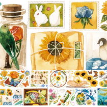 New seven-day corpora handbill hand ledger material and paper adhesive sticker characters far ancient letterhead cycle special oil