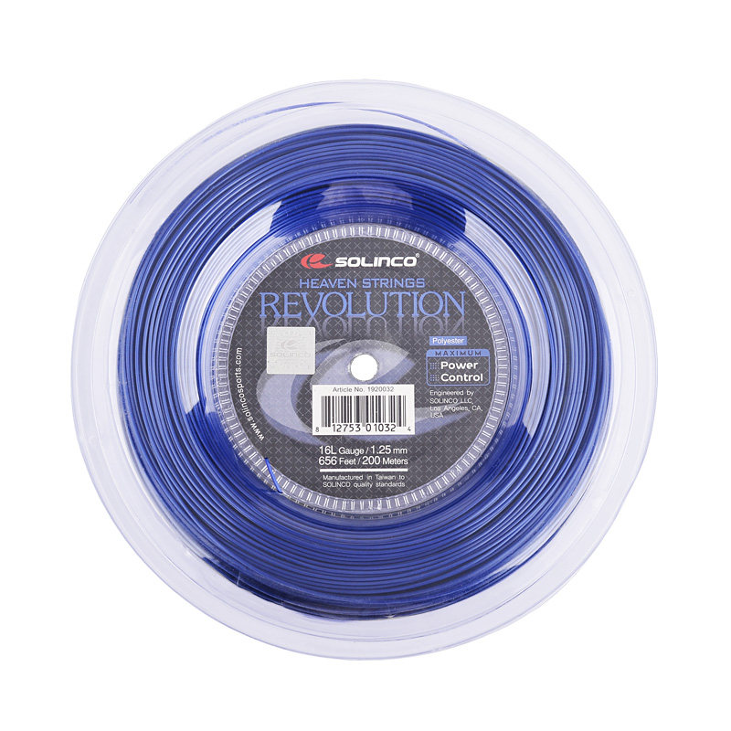 Solinco Solinco Revolution Hex Tennis Line Large Plate Resistant Polyester HardLine Imported Racket Line