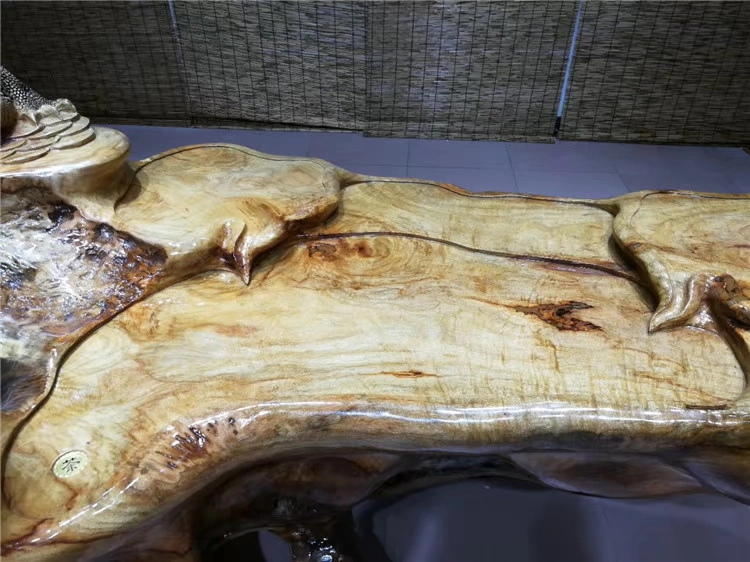 Rễ khắc bàn cà phê gỗ rắn bàn trà long não gỗ toàn bộ rễ khắc bàn trà nhà kung fu bộ trà - Các món ăn khao khát gốc