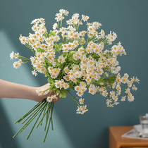 Simulation Ocean Chamomile Daisy Flowers Bouquet Dutch Chrysanthemum Flower Arrangement Dining Room Decoration Furnishing Picnic Photo Props