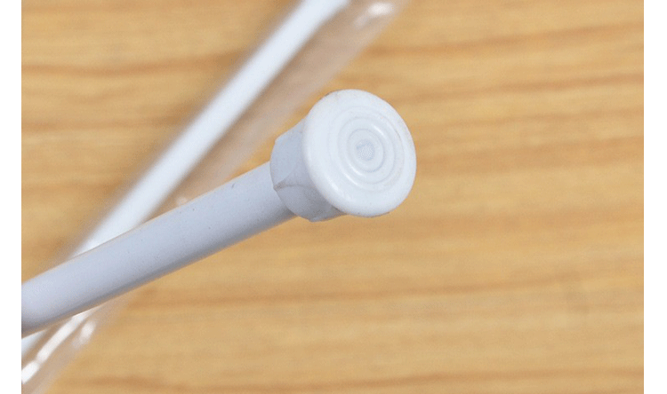 Rèm ngắn tắm rèm thanh que quần áo thanh rèm miễn phí đấm cao cấp dày kính thiên văn que cực miễn phí cài đặt dài thanh thẳng - Phụ kiện rèm cửa móc treo màn cửa
