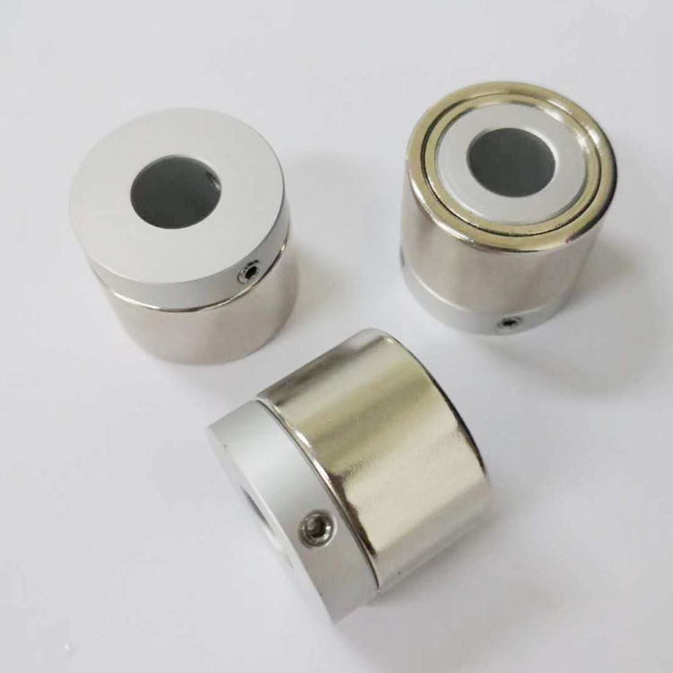 Magnetic Transport Mgs Series Plastic Pom Aluminum Bracket Magnetic Wheel Magnetic Transmission Cylindrical Sintered Ndfeb