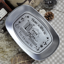 American fruit plate tea table ornaments decoration dried fruit plate candy snack plate nut plate home living room creativity