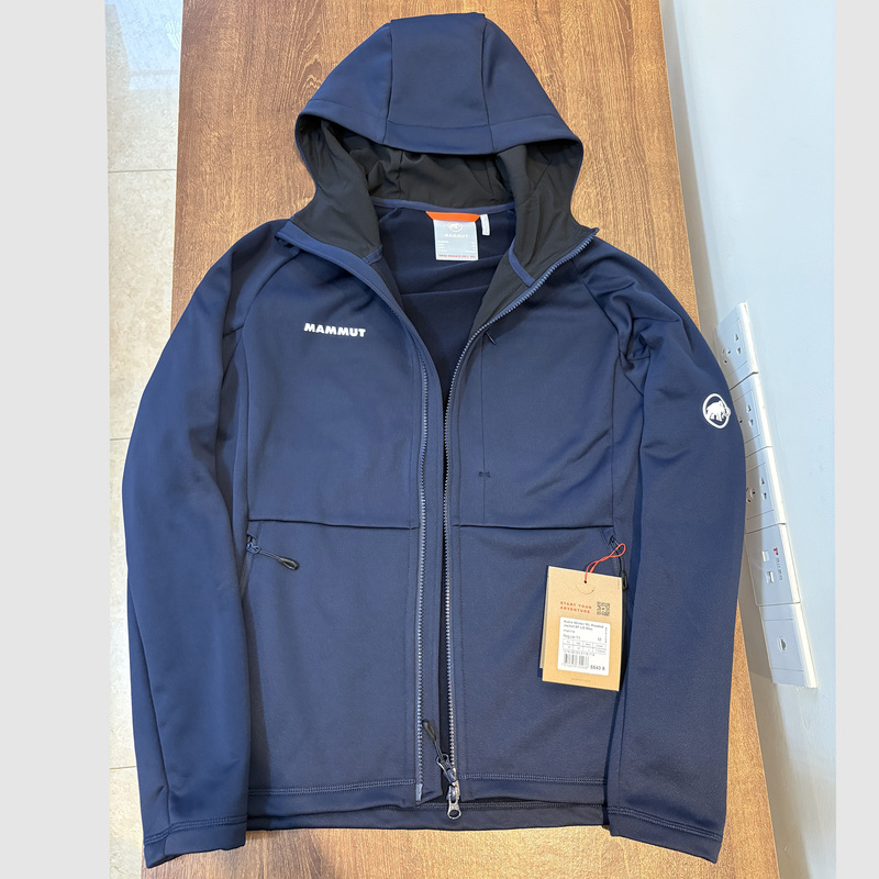 Mammut Avers Winter ml Hooded Af Lo Mammoth Men's Fleece Jacket Asian Version Mammut Avers Winter ml Hooded Af Lo Mammoth Men's Fleece Jacket Asian Version