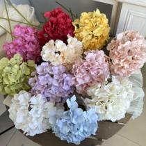 Simulated baroque hydrangea wedding wedding road guide floor decorative flowers indoor home coffee table table decoration flowers