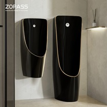 Mens automatic induction urinal wall-mounted hotel floor-standing urinal home ceramic adult engineering urinal