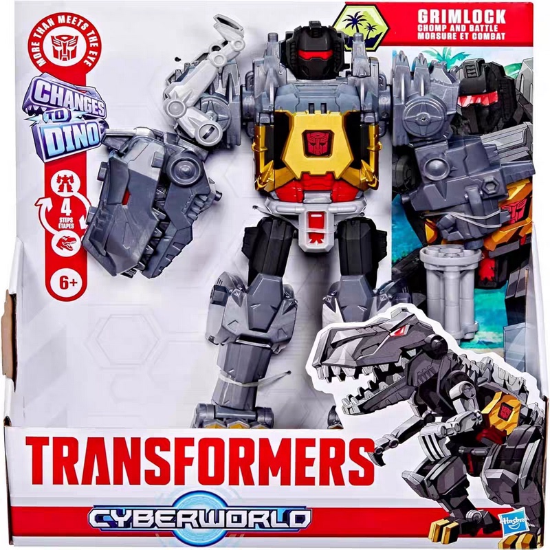 Transformers Hasbro Cyberverse Cyberzoid Machine Dinosaur Steel Lock Steel Wire Official Boxed