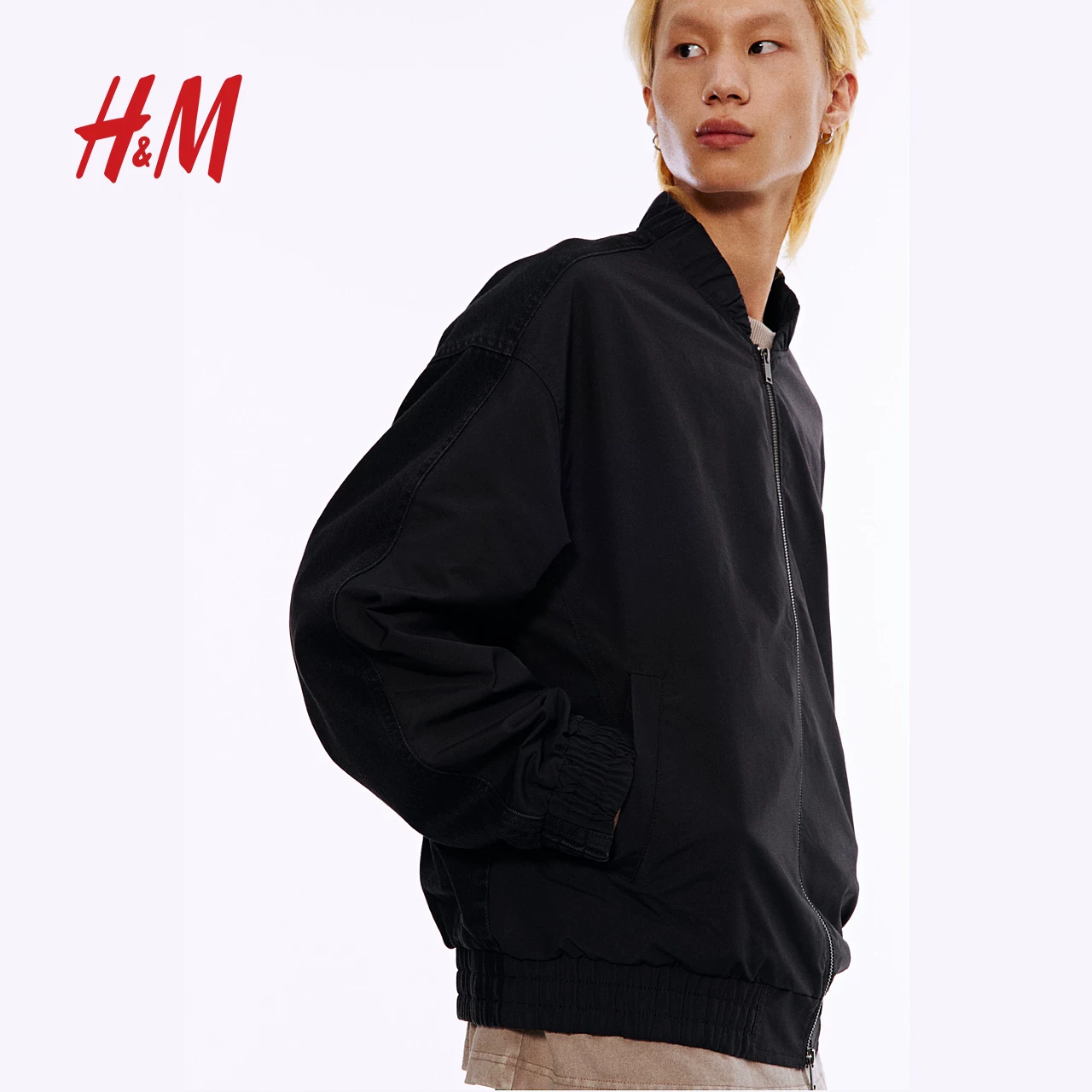 Мужская куртка HM свободного кроя чистыйfit Harrington Barn стиль рабочая куртка 1252129