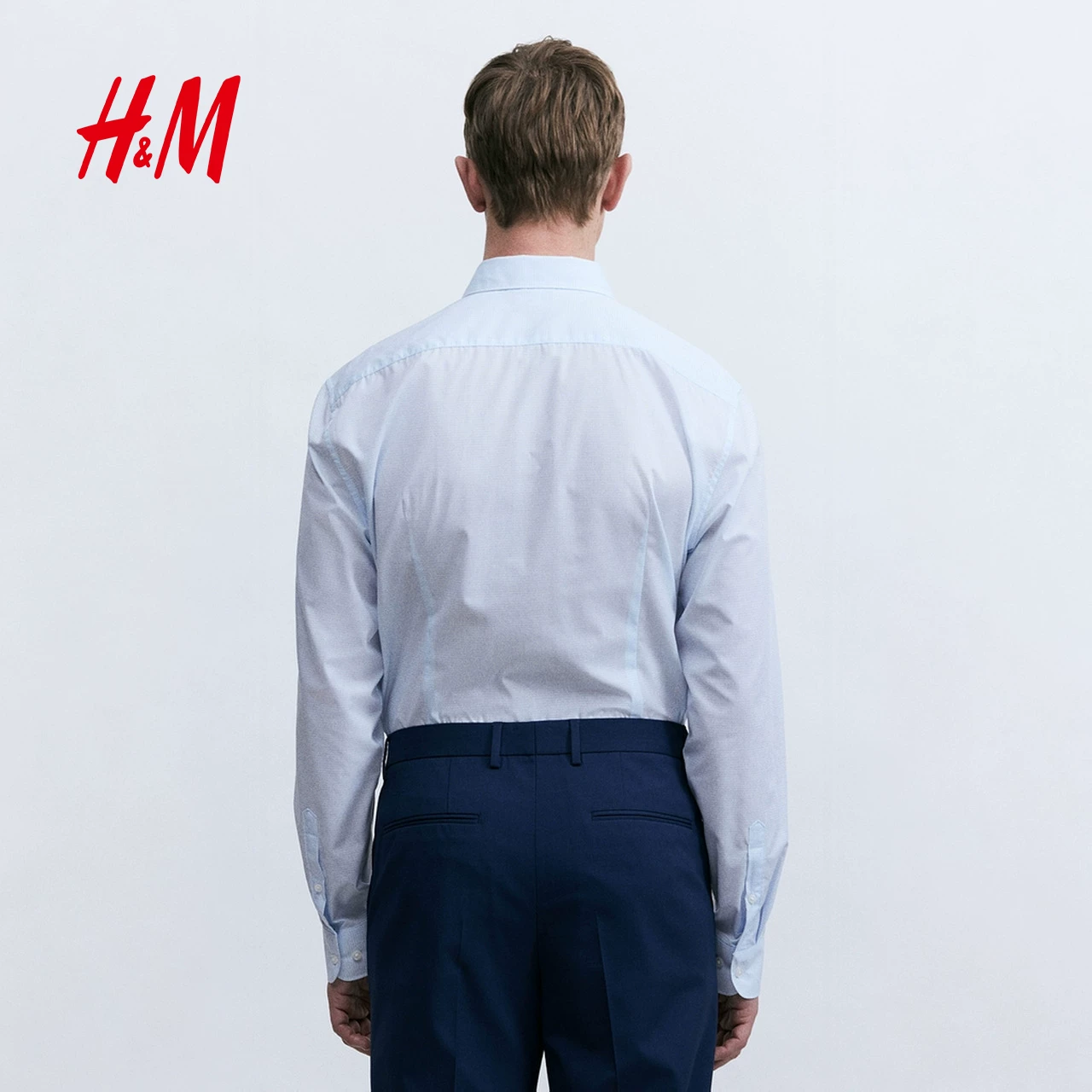 Men's spring shirt, long-sleeve