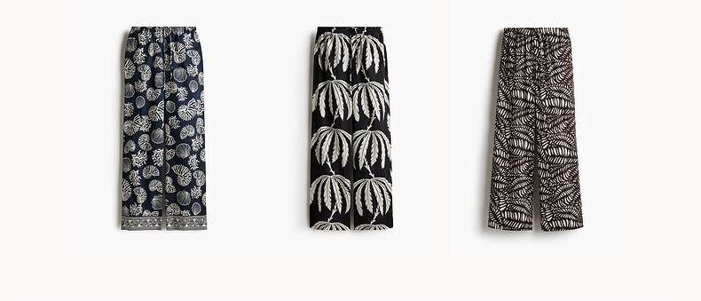 H&M Летние хлопковые штаны, тонкий хлопок, свободный прямой крой, 100 